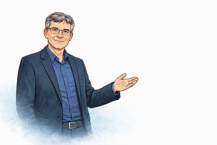 Lothar Kahlert – Berater-Kasten – steht bereit für ein Gespräch